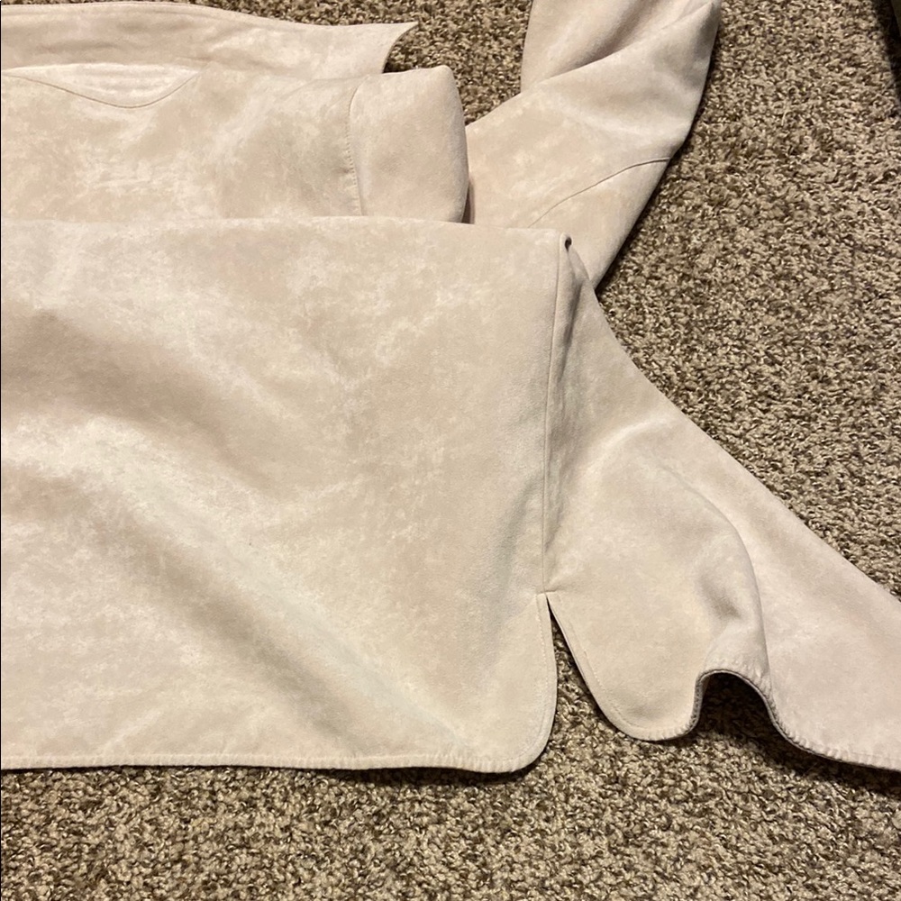 Relativity Suede Button Down Shirt - image 5